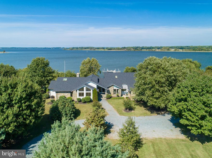 Exclusive Community and one of a kind views. Location offers incredible water views in every direction and breathtaking sunsets over the Corsica River. Situated in the cul de on a very private 2.83 acre lot offering 5 bedrooms, 3 full baths and a wide open floor plan. Hardwoods recently refinished, new roof and much more. Be sure you see the HUGE space over the garage just waiting to be finished.