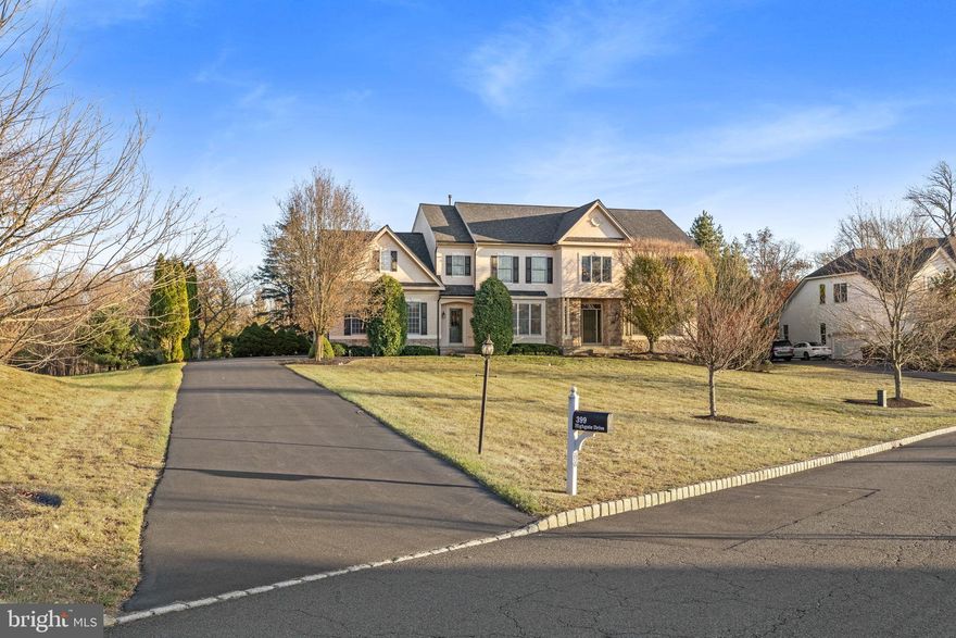 Welcome to 399 Highgate Drive, a stunning transitional-style home located in the coveted High Gate Community in Horsham Township. This elegant residence combines modern comfort with timeless design, set on a premium lot that offers peaceful, private views. With an expansive 4,800  square feet of living space, including  an exceptional lower level that adds easy walk -out access ,this home exemplifies refined living.

As you enter, a grand foyer welcomes you, setting the stage for the rest of the home. The foyer is flanked by an elegant dining room and living room. Both rooms are highlighted with custom trim and moldings. Throughout the main living spaces, rich, Brazilian cherrywood floors add a touch of luxury.

The gourmet kitchen, equipped with modern amenities including a stainless steel refrigerator, double oven, gas cooktop, large granite island , a wine refrigerator , and built -in desk.  Adjacent to the kitchen is a grand two story family room overlooking the  spectacular view of the vast backyard. This grand room features a welcoming fireplace  as well as oversized windows. A cozy carpeted study provides a quiet spot for work or retreat. There is a full sized laundry and mudroom with separate entry.  In total,  this  home offers five  generously sized bedrooms and four and a half luxurious bathrooms, providing ample space for relaxation and privacy.

Upstairs, is the ULTIMATE ROOM WITH A VIEW , PURE PARADISE !  Here ,  in the primary suite the triple windows and deep sill  showcase the most scenic view in the home.  This  dreamy vista scenery is also seen from the soaking tub in the large owners' bathroom complete with separate shower and two sinks.  The suite is further enhanced by  a coffered ceiling, a private sitting room and two large closets.  Three additional bedrooms and  two bathrooms complete the upstairs, which was designed for functionality. 


The expansive day lit lower level includes a  walkout to the beautiful yard and hardscape patio , in  addition to a fifth bedroom and full bath. This level provides plenty of room for hobbies, a workout area, and a playroom, catering to all your lifestyle needs. Outside, enjoy the expansive deck, perfect for entertaining, and a beautifully landscaped yard that ensures privacy. Relax in the hot tub, nestled in the lush private yard. 

Completing this magnificent property is a spacious three car garage and a long driveway offering plenty of parking for guests. Discover the perfect blend of elegance and modern amenities at 399 Highgate Drive.

This magnificent home is conveniently located near  a movie theater, Trader Joes, Whole  Foods, restaurants, and shoppes.  Lastly,  399 Highgate Drive is close to major highway and regional rails.  With the stellar views and superb location , this one will not last.  Make it your "forever home " today !
