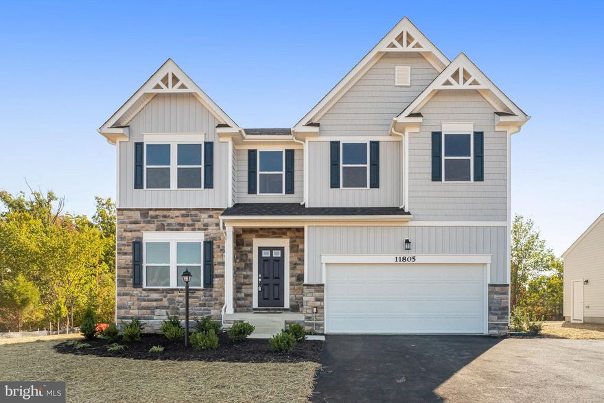 NEW HOME ON LARGE 1/2 ACRE LOT WITH NO HOA...LOTS OF OPTIONS INCLUDING 2-CAR DETACHED GARAGE, FINISHED LOWER LEVEL WITH FULL BATH, 2' EXTENSION ON FAMILY ROOM AND KITCHEN, DELUXE PLATINUM BATH, TILE SURROUNDS, LED LIGHTING, FAN ROUGH-INS ALL BEDROOMS, UPGRADED STONE AND SIDING WITH PARTIAL COVERED PORCH, NATURAL GAS APPLIANCES, HEATING AND STUBBED FOR OUTSIDE GRILL...OWNER WILL CONSIDER LEASE/PURCHASE OR SELLER FINANCING