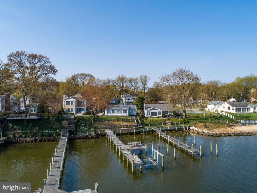 Loch Haven waterfront beach cottage on the South River!   Sold for value of land and footprint.   New construction to be built.   Construction perm financing.