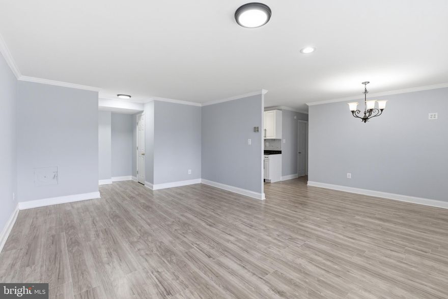 Beautiful move in ready apartment bright spacious 2 bedroom and 1 full bath condo in a secure building, freshly painted, brand-new flooring, updated dishwasher, updated kitchen floor, large living area and open floor plan. The neighborhood is diverse. Great for walking and cycling, shopping, dining, entertainment minutes away from DC. Amenities include fitness center, pool, visitor and 3 assigned parking electronic access and 24-hour Laundry.
