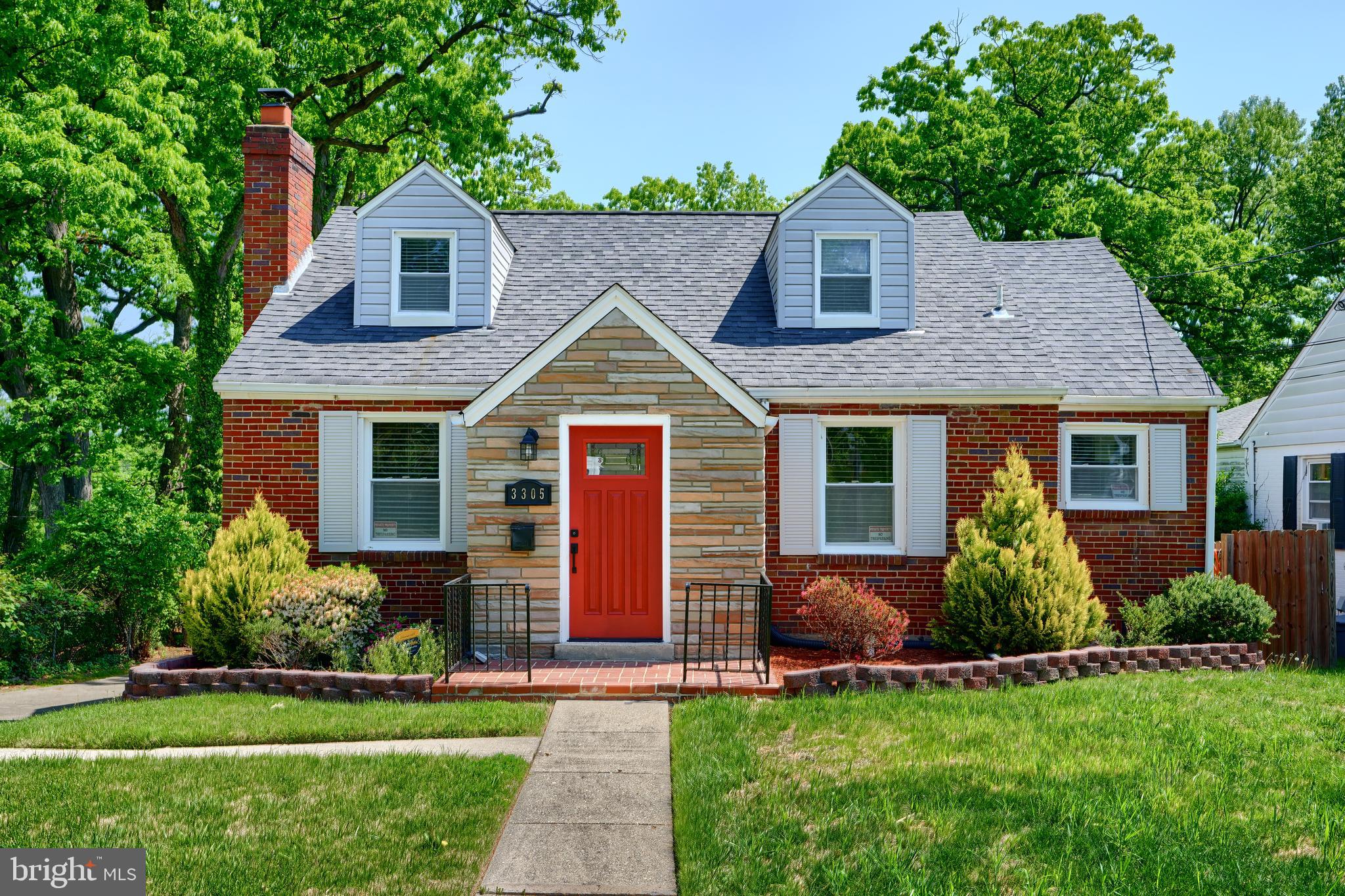 Welcome to 3305 Belleview Avenue, a stunning 4-bedroom, 3-bath Cape Cod home in the highly sought-after community of Cheverly, MD. This home perfectly blends original charm with modern updates, offering a warm and inviting atmosphere from the moment you step inside. Enjoy spacious, light-filled living areas, a fully finished basement, and a detached garage—ideal for storage or a workshop. The massive backyard is perfect for entertaining, gardening, or creating your private outdoor oasis. Thoughtful upgrades throughout ensure move-in-ready convenience while maintaining the home’s timeless character. Cheverly is renowned for its vibrant community spirit, offering events like the Community Market and Cheverly Day, and venues such as the American Legion. Located just minutes from metro access, major commuter routes, parks, and shopping, this home is truly worth the wait!
Please schedule all showings online via Showing Time.