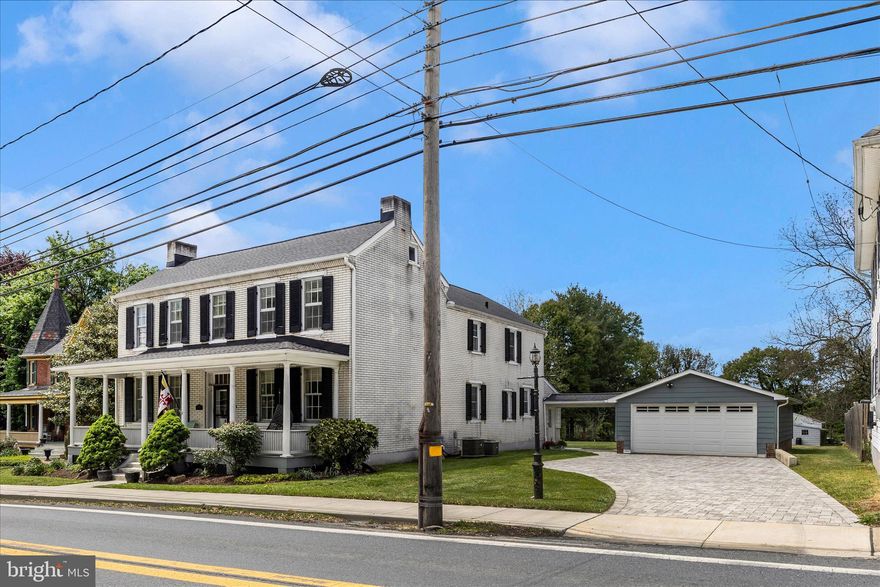 Step into a piece of Buckeystown history with this 1865-built colonial brick home offering a rare blend of charm, space, and modern amenities. Set on a generous lot, this 4-bedroom home features over 2,600+ square feet of living space with the kind of room and flexibility that’s hard to find in homes of this era.  Inside, you’ll find a mix of original charm and functional updates, with spacious living areas, modern kitchen, primary bedroom suite, generously sized rooms, and multiple gathering spaces that adapt to today’s lifestyle. Positioned along Buckeystown Pike, the location offers quick access to Frederick, commuter routes, and everyday conveniences - ideal for those who value accessibility.  A well-designed paver driveway provides ample off-street parking and easy entry, adding both function and curb appeal.  Outdoors, the property truly stands out. The large, flat yard enjoys full sun throughout the day, a gardener's dream or set for easy maintenance.  Established fruit trees already in place. A chicken coop is ready for its next owner to bring it back to life - perfect for those looking to embrace a more self-sufficient lifestyle.  This is it!
