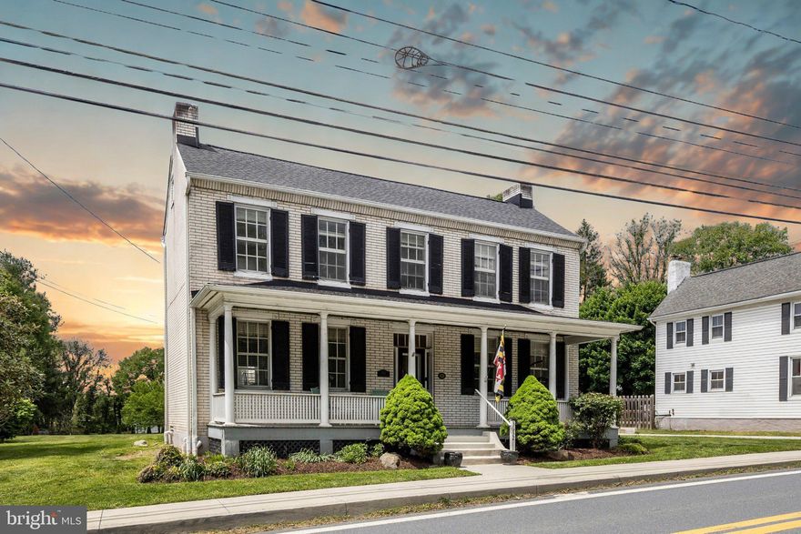 Step into a piece of Buckeystown history with this 1865-built colonial brick home offering a rare blend of charm, space, and modern amenities. Set on a generous lot, this 4-bedroom home features over 2,600+ square feet of living space with the kind of room and flexibility that’s hard to find in homes of this era.  Inside, you’ll find a mix of original charm and functional updates, with spacious living areas, modern kitchen, primary bedroom suite, generously sized rooms, and multiple gathering spaces that adapt to today’s lifestyle. Positioned along Buckeystown Pike, the location offers quick access to Frederick, commuter routes, and everyday conveniences - ideal for those who value accessibility.  A well-designed paver driveway provides ample off-street parking and easy entry, adding both function and curb appeal.  Outdoors, the property truly stands out. The large, flat yard enjoys full sun throughout the day, a gardener's dream or set for easy maintenance.  Established fruit trees already in place. A chicken coop is ready for its next owner to bring it back to life - perfect for those looking to embrace a more self-sufficient lifestyle.  This is it!