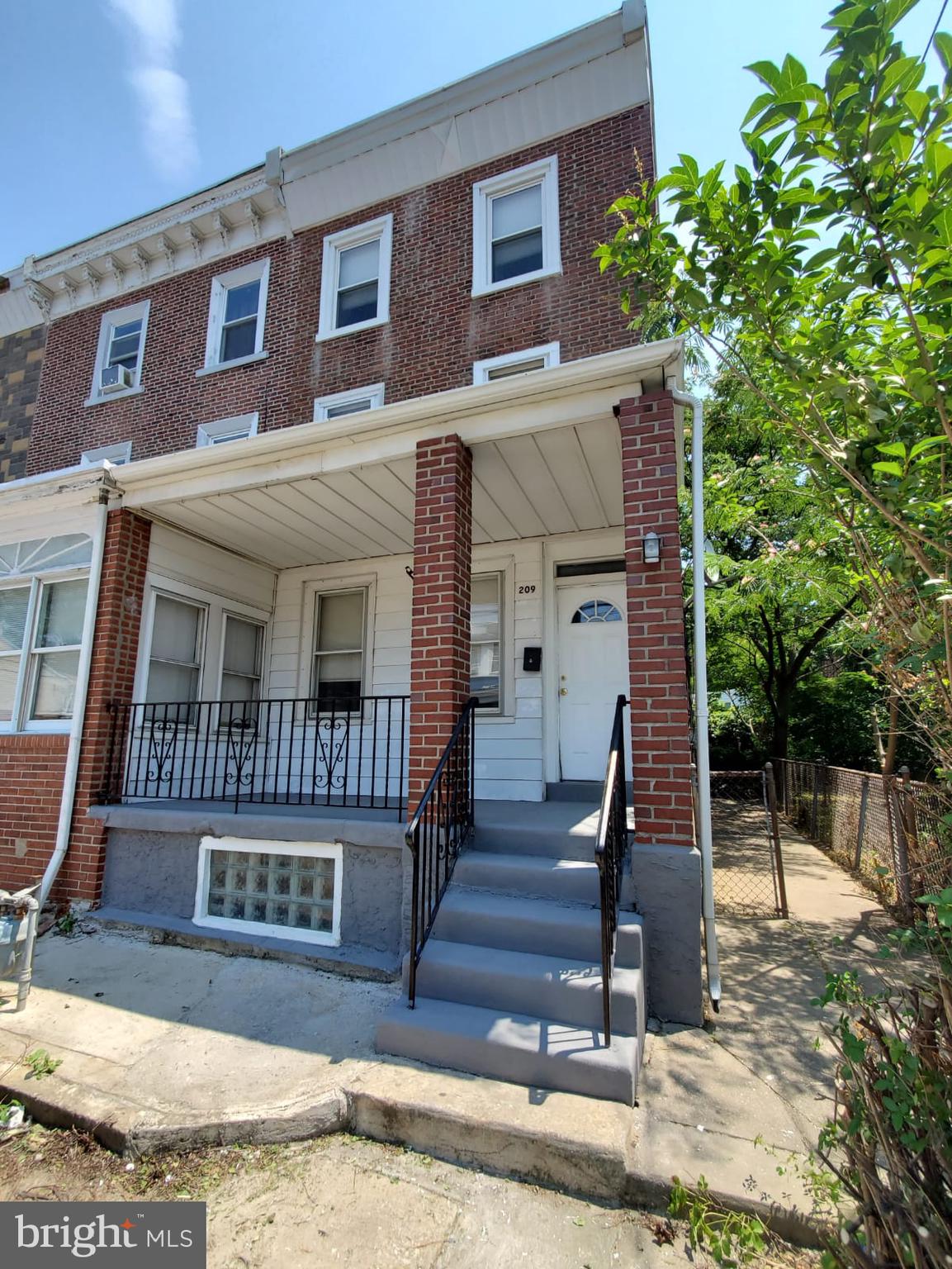 Great opportunity for investor or owner occupant. Prices are rising outside of Philadelphia. This is a sizable home. Currently tenant occupied but notices are possible. Large enclosed front porch, large rear yard. For investors - full management reports are possible. This house is currently rented at over $1200/month and due for increase. Area rents are on the rise. Adjacent house (can be sold as package or a separately) recently rented at $1,860/month! Great opportunity to owe one or both properties as an investor only or live in one and rent the other. Lots of maintenance done in the prior years and recently. Property is well maintained and no current issues. Can be sold along with 207 S 5th St MLS: PADE2099160. Professionally Managed.