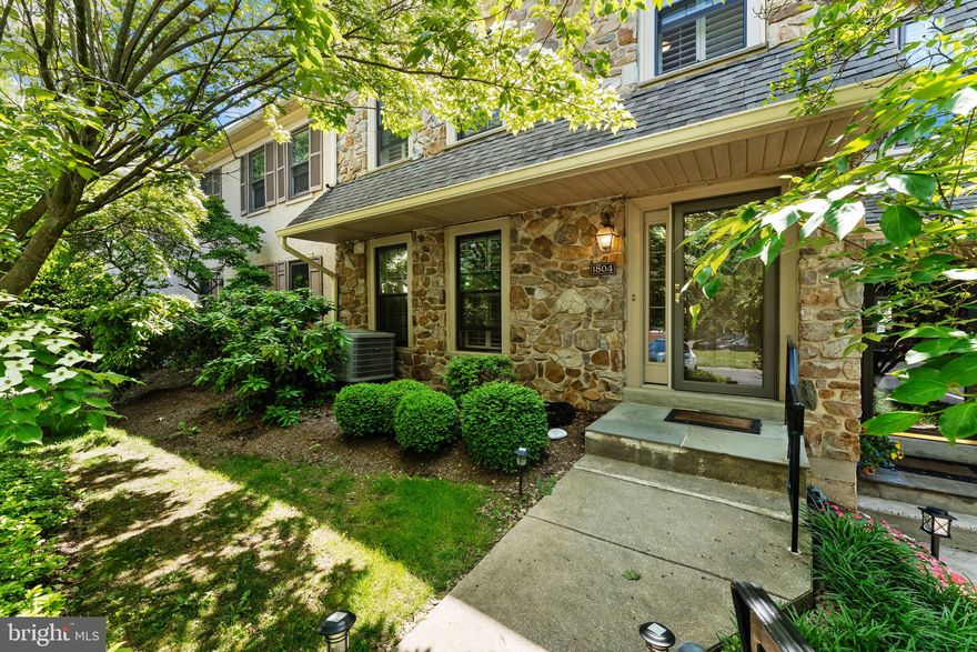 Nestled in the desirable Weatherstone community in award-winning Great Valley School District, this beautifully maintained 3-bedroom, 2.5-bath townhome offers a perfect blend of comfort and convenience. Entering into the foyer, you’ll notice the warm hardwood floors extending through the first floor. On your left is the cozy living room with built-ins around the elegant wood-burning fireplace. Continuing through, you’re welcomed into the the bright, updated kitchen with white cabinetry, quartz countertops, tile backsplash, a built-in island, white GE Café appliances and recessed lighting. The step-down living and dining area features abundant natural light, a wet bar, lots of millwork and a sliding glass door leading to a private, fenced-in composite deck overlooking serene, wooded space. Upstairs, the spacious primary bedroom includes a walk-in closet and an updated en-suite bathroom with a double sink vanity and a step-in shower with tile surround. Two additional well-sized bedrooms, each equipped with ceiling fans and plantation shutters, share an updated full hall bath with a single vanity and tub/shower. Laundry is conveniently located in the bathroom. A versatile third-floor loft with skylights provides additional living space, ideal for a home office or playroom. The large unfinished basement offers ample storage and potential for customization. Community amenities include a swimming pool, lawn maintenance, snow removal, and trash services. With proximity to the Paoli-Thorndale train station, Paoli shopping center, and major roadways, this home combines suburban tranquility with urban accessibility.