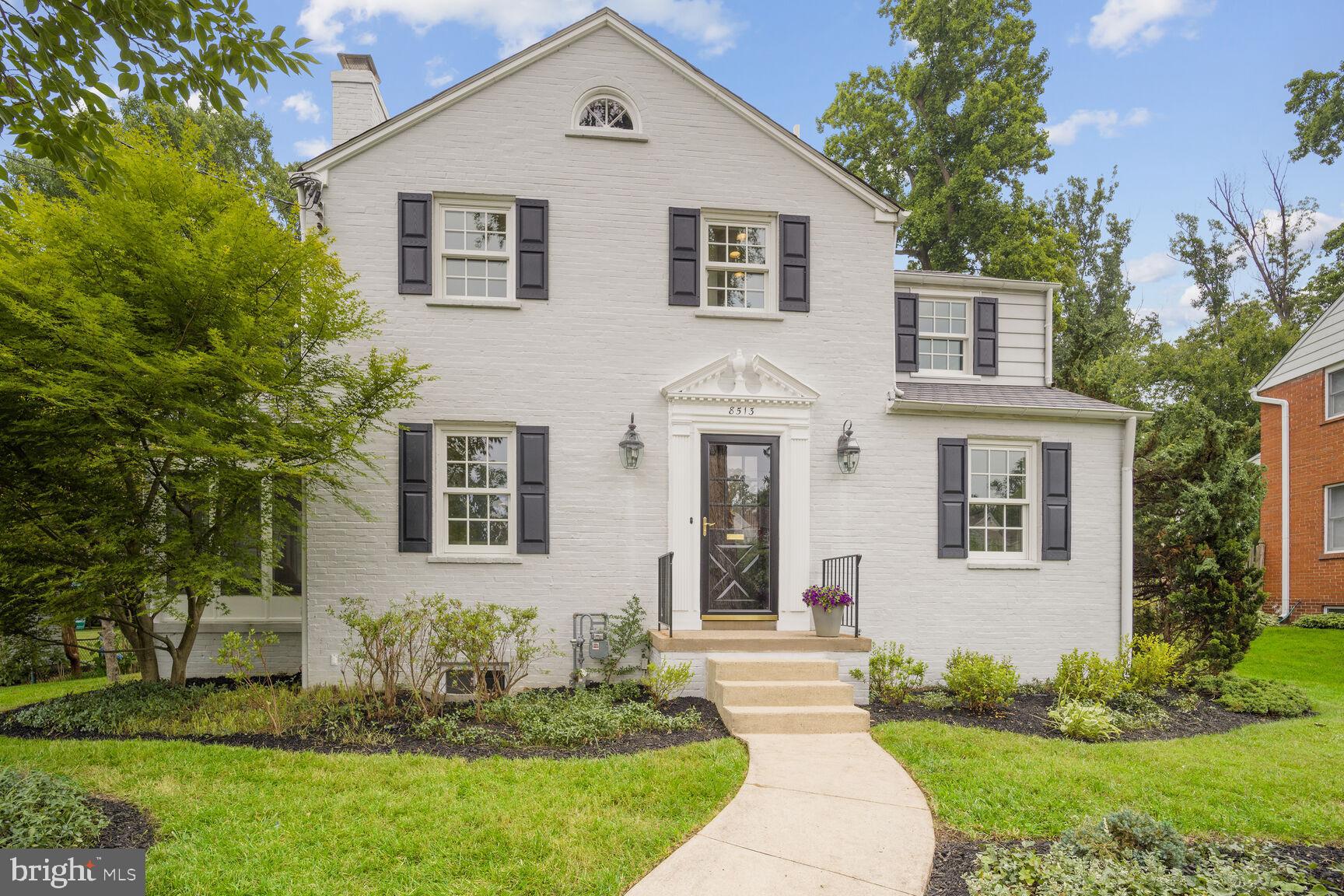 New Listing Rarely does a home of this quality & character become available so close to D'twn Bethesda at this price. Enjoy that desirable main level expansion without going through the construction & headaches. Reap the added bonus of a 1/4-acre lot full of magnificent plantings & backing to picturesque NIH green-space! The home has been completely remodeled, blending the original charm with custom selected materials & modern conveniences (Marvin windows & doors, copper pipes, roof, 4 baths, 3-zoned HVAC, nature stone surfaces, solid wood doors, Emtek hardware, Lutron light switches....read the extensive list & description in documents section). With 2,500 sq ft above grade, the main floor addition adds a beautifully wide center hall with two foyers & an expansive view through the house into the backyard. The fabulous kitchen addition is framed by an absolutely stunning, handcrafted French Lacanche range with 5 burners, 3 ovens & a commercial-grade hood. The kitchen is complemented by white, hand-painted Cabico custom cabinetry, a huge center island with a single-piece Absolute Black granite counter, 2 Sub-Zero refrigerators (one is a beverage fridge under the island counter), Miele dishwasher, breakfast bar, dining area, and desk. The soaring kitchen ceiling extends into the family room where there is a wood-burning FP (convertible to gas), 2 skylights & level walk out to the backyard. A mud room, separate living & dining rooms, 4th BR/office, full BA & sun porch complete the main level. Upstairs there are 3 generous sized bedrooms, 2 beautifully renovated baths (limestone & marble), & custom designed closet organizers. The lower level is finished with a multi-purpose room (office/exercise/recreation), 4th full bath, laundry room with front-load LG washer/dryer & wood cabinetry, and a utility/storage room. Don't miss the backyard shed (could be a perfect play house) with carriage lights. A truly special residence on a quiet street, in a community only a short walk to Metro & into Bethesda. This is an excellent opportunity in today's real estate market.