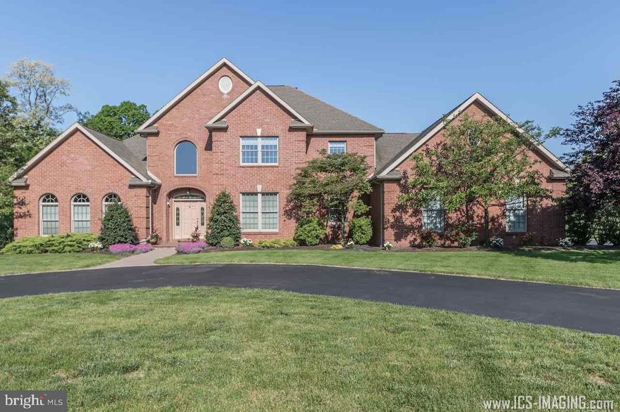 Peace, tranquility & privacy enjoy the outdoor space! 5 BR, 4 1/2 bath elegant all brick custom home in Hillisde Farms! Open floor plan, cherry kitchen w/ 2 sided FP, dual ovens, 1st flr MBR suite w/ gas FP, 2 walk-ins. Dual staircase, mud rm, Fin LL w/ theater room, den w/ 2 sided FP, wet bar, 5th BR w/ full bath. Enjoy your Lg lot to entertain w/in ground heated pool, multiple seating areas, pergola, built in fire pit, deck and cov. patio. Sec. system, speaker system, dual HVAC, 4 car garage + much more!