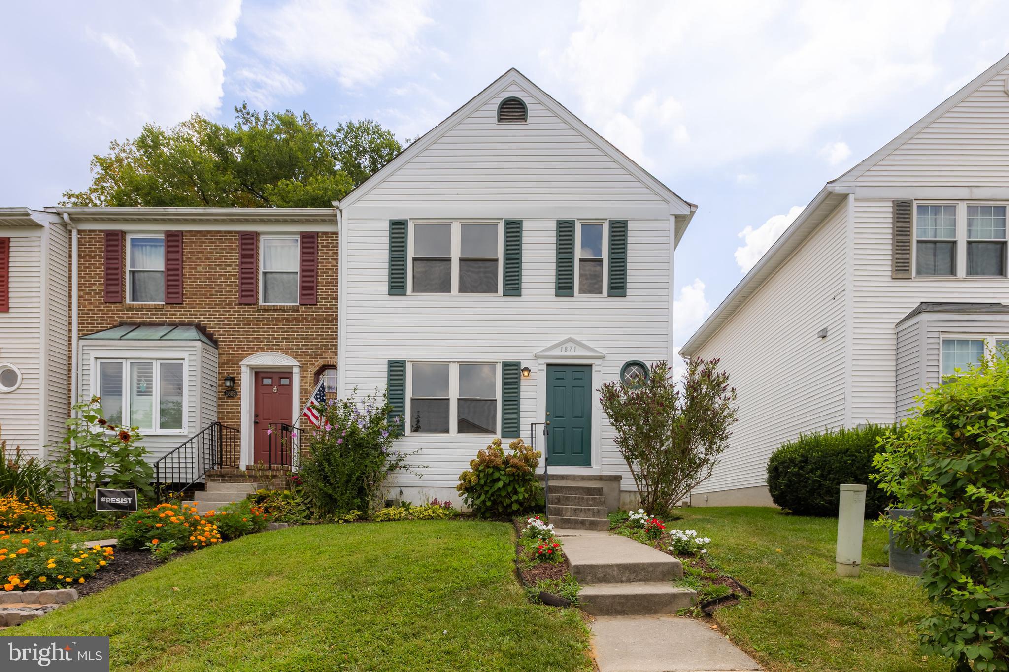 Move in ready end of group tucked away on a quiet dead-end street in one of Catonsville's most desirable locations! Kitchen with granite counters . stainless appliances and pantry. New slider off of the breakfast area leads to the fenced, freshly seeded yard with brand new shed. Spacious living/dining are with LVT flooring. Freshly painted throughout with brand new carpeting. Vaulted ceiling in primary bedroom with ample closet space and en-suite bath. Partially finished basement with rec room area, tile floor, laundry and hook up for a bath. Ideal location close to everything. 20 min. to Ft. Meade, 15 min. to Baltimore and Columbia, 12 min. to BWI, 5 min. to Historic Ellicott City and Patapsco Valley State Park with walking/biking trails. Easy access to 695, 95, & 29.