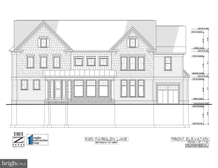 Amazing new home Designed by Studio Z Architects and built by award-winning Douglas Construction Group! This home offers all the benefits and conveniences of city living balanced with a quiet neighborhood and fantastic space! Fairglen Lane is Bethesda/Chevy Chase's best kept secret- just a stone's throw from Bethesda Row, Bradley Shopping Center, Bethesda Metro, The Capital Crescent Trail, parks, schools and more! Features include 5 en-suite bedrooms, 4 finished levels, loads of light-filled spaces, high-end finishes like a gourmet kitchen with Thermador appliances, wonderful built-ins and custom molding details, hardwood floors throughout the main & second levels, a patio with a built-in fire pit and more! This home is scheduled for delivery in summer 2021.  Call listing agent for more details.