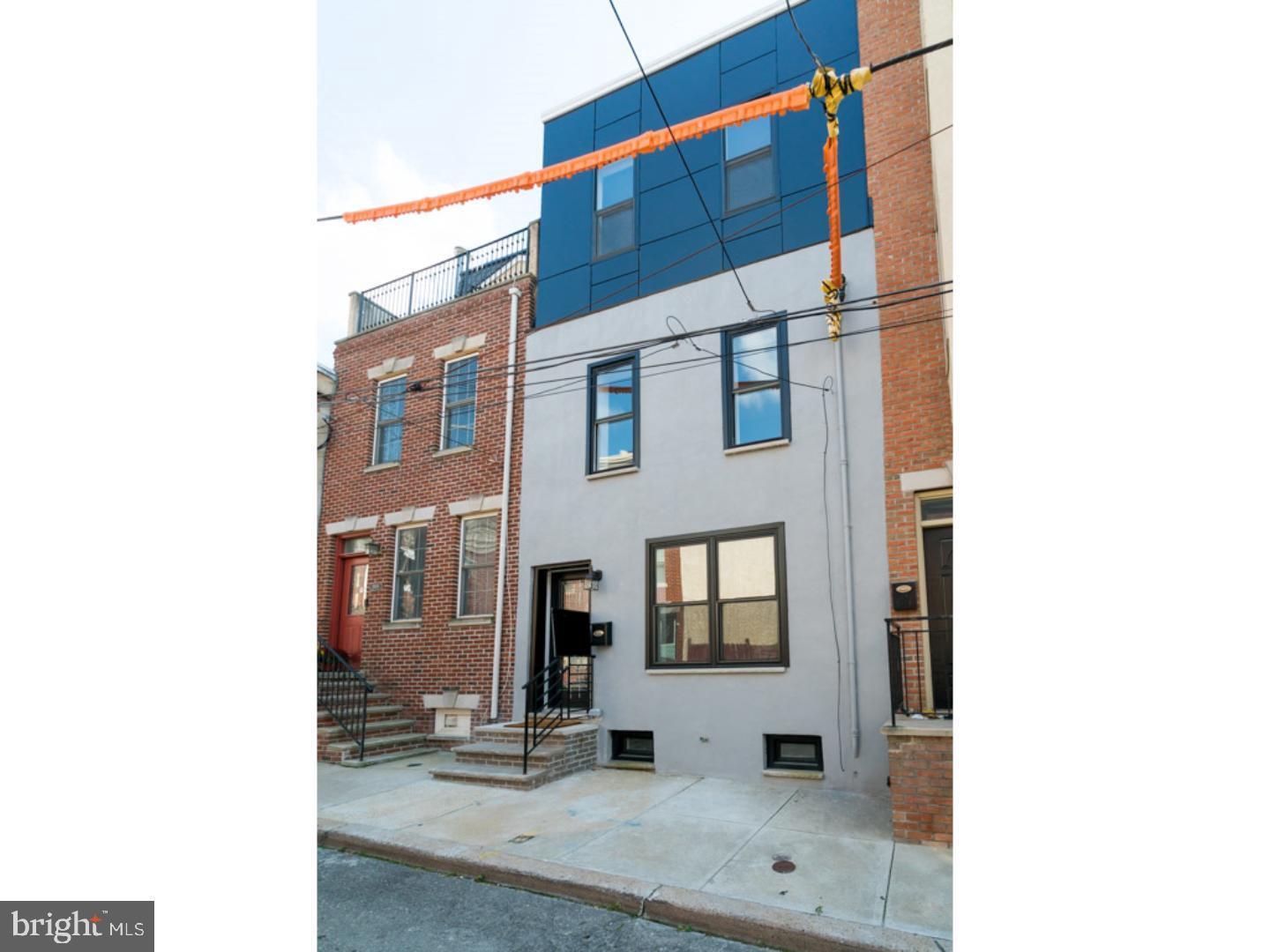 TAX ABATEMENT APPROVED TO 2026! Wow! Welcome to 2610 Catharine Street...maybe your future home. A Beautiful New 3 Bedroom, 2 1/2 Bath Rehab with 3rd Story Addition and boasting 1,700 sq. ft. including the basement in Graduate Hospital. Conveniently located just minutes from the South Street Bridge, I-76, 1-95, major bridges, the airport, CHOP Roberts Center, University City including Drexel and Penn, Center City, and so much more. Located in sought after Chester A. Arthur Elementary School catchment. Live in the heart of it all! Upon walking up to the property you will find beautiful gray stucco and a modern/sleek metal dark gray exterior on the 3rd floor. Entering through the large metal door with long glass window, you will find a completely renovated and modern new home! Throughout the house, you will find beautiful 5" x 3/4" thick oak hardwood floors (except in the basement and bathrooms). The first floor boasts exposed brick walls and a nice-sized open floor plan with living room, dining room, and kitchen. The kitchen features granite countertops and plenty of cabinet space with soft close doors and drawers. The large granite island with stainless steel sink and garbage disposal is a great place for entertaining and seating. All stainless steel appliances including a LG French Door refrigerator with bottom freezer; LG gas range with hood; LG Dishwasher with QuadWash; and an LG Microwave. Gorgeous tile back splash! Tons of natural light on the first floor! Off of the dining room through the French doors is a perfect outdoor space with flower bed! The basement is partially finished with a powder room and all mechanical systems. Great for a rec room! There is a small unfinished crawlspace in the rear of the basement and a source of egress. On the second floor, you will find 2 nice-sized bedrooms with closet and the front has walk-in closet and ton of natural light. The laundry room has a Samsung High Efficiency Front Loading Washer with steam and a Samsung Gas Dryer with Steam. A beautiful 3-piece ceramic tile bathroom with tub/shower is also on this floor. Continuing on to the 3rd floor is the Master Suite with walk-in closet and Bathroom. There is an additional den/office with balcony overlooking the yard. Built-in rod with shelf in walk-in. Beautiful master bath with double sink and a stunning tiled walk-in shower with glass door. The Master Suite is simply perfect. This place is beautiful! Come see it for yourself! Don't overlook this one...a unique home on a quiet side street. Available to close on September 1st 2025 due to existing lease.