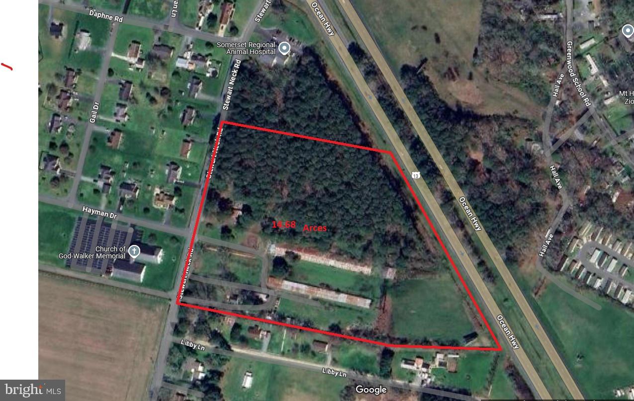 Calling all investors and builders. This Commercial property comprises a total of 14.83 acres, offering water and sewer hook-up availability, with frontage on Route 13. 11229 is currently zoned C-2 Highway Commercial, while the second adjacent lot is zoned Commercial, with wells and septic systems on each parcel. Mostly wooded, with several currently used buildings and several rented buildings, including the Home, the land is being sold "as is". Directly behind the Veterinary Hospital on the corner, visibility will be high from Rt. 13. This could be a small development or a commercial business. Bring your ideas. The sale includes 11209 Stewart Neck Rd. parcel ID#2001014315.