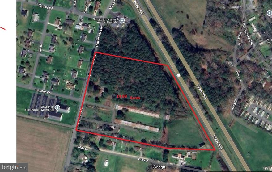Calling All Investors & Builders! 

This 14.83-acre commercial opportunity offers endless potential with Route 13 frontage and high visibility directly behind the Veterinary Hospital on the corner.

Two parcels included – 11229 (zoned C-2 Highway Commercial) + 11209 Stewart Neck Rd. (Parcel ID#2001014315, zoned Commercial)

Water & sewer hook-up available

Wells & septic already on each parcel

Several rented buildings & a home are currently generating income

Partly wooded, offering flexibility for development

 Whether you envision a small development, commercial venture, or future investment, this property checks the boxes. Sold “as is,” with prime location and unbeatable exposure.
 Don’t miss this rare chance to own nearly 15 acres of commercial land on Route. 13!