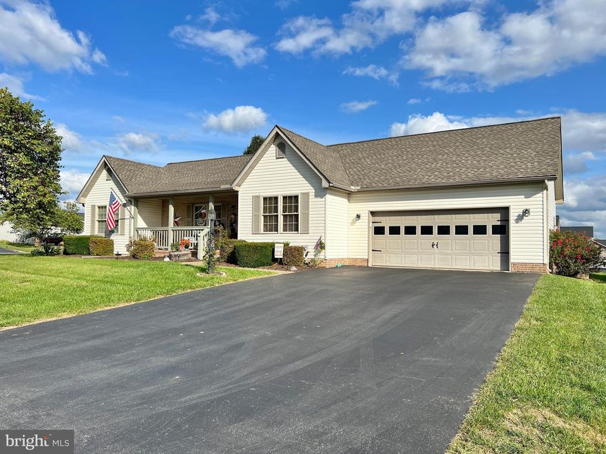 Light and airy, adorable one level living in Spring Mills.   Open floor plan, split level bedroom, large primary bedroom with walk in shower, upgraded vanity, walk in closet.  3rd bedroom is set up as an office.   Nice functional kitchen with breakfast nook, granite counter tops, appliances have been upgraded.   15 x 15 family room was added, with composite deck, and large outside storage area underneath family room.  
 Separate laundry room off kitchen, washer and dryer convey.  
2 car garage with pull down steps for additional storage.    This one will not last long.