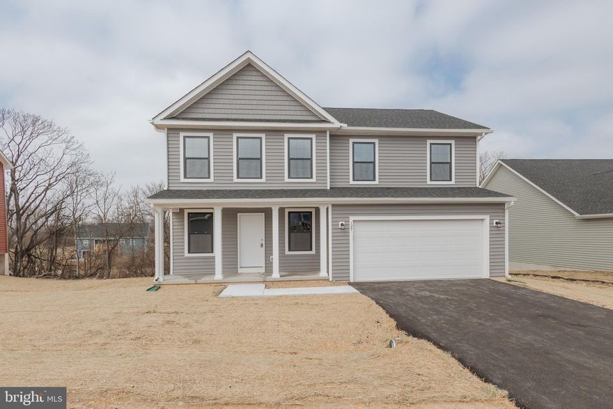 This new construction house is complete and awaiting its new owners.    Welcome to Harvest Glen, where you will find this brand new home that is complete and looking for its new owner.     Here is your family's dream home with this 1770 sq. ft. Colonial featuring 4 bedrooms and 2.5 bathrooms. The main level features a gourmet kitchen with an island, stainless steel appliances, and granite countertops. There is LVP flooring throughout the entire main level.  A 1/2 bath on the main level.   Upstairs you will find 4 bedrooms and 2 bathrooms. The master bedroom features a walk in closet and its own private bathroom with a separate tub and tiled shower, and a double vanity. Down below there is a full unfinished basement for you to use your imagination on. The basement has a rough for a future bathroom in place.  Kitchen appliances will be installed after contract signing.