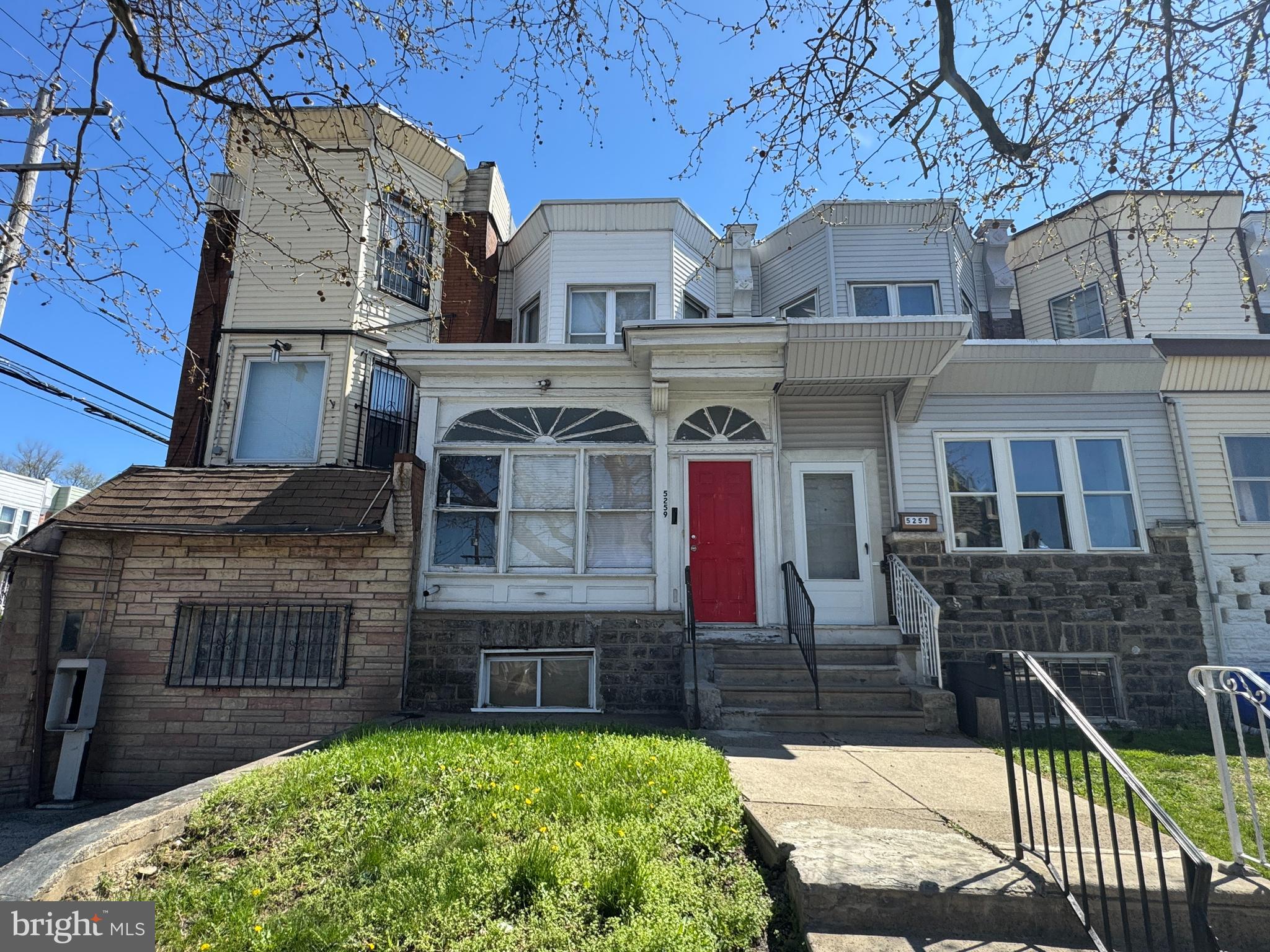 Now for sale in the Olney neighborhood! This 3 bedroom, 2 bathroom rowhome is currently tenant-occupied on a month-to-month basis so it could be either your next home or your next investment! The main level includes the living room with ceiling fan and separate dining room, followed by the kitchen and full bath. This level also includes an enclosed porch and access to the rear patio for outdoor enjoyment. Upstairs, the front bedroom features hardwood flooring and bay window, with 2 additional carpeted bedrooms and hall bath with tub shower completing the 2nd floor. Unfinished basement for plentiful storage. Central A/C! Conveniently located near bus lines and within walking distance of the Fern Rock Transit Center. Schedule a showing today!