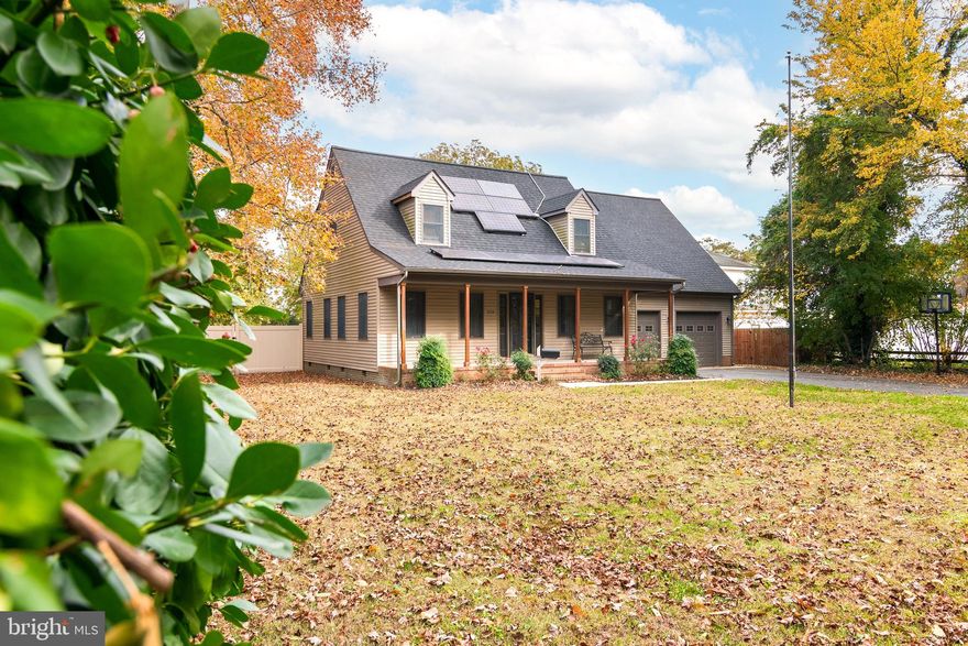 This 3-bedroom, 2.5-bath Cape Cod sits on a quiet street surrounded by mature trees. Features include a covered front porch with recessed lighting, family room, formal dining room, eat-in kitchen with stainless steel appliances, and first-floor laundry. Enjoy a fully fenced backyard with a spacious deck and a basketball court in the front yard. Transform the bonus space above the two-car garage into a dream retreat, guest area, creative studio, or home office. Solar panels and a roof replaced in 2023 with transferable warranty provide energy efficiency and peace of mind.  Schedule your showing today!
Property Being Sold **AS-IS**.