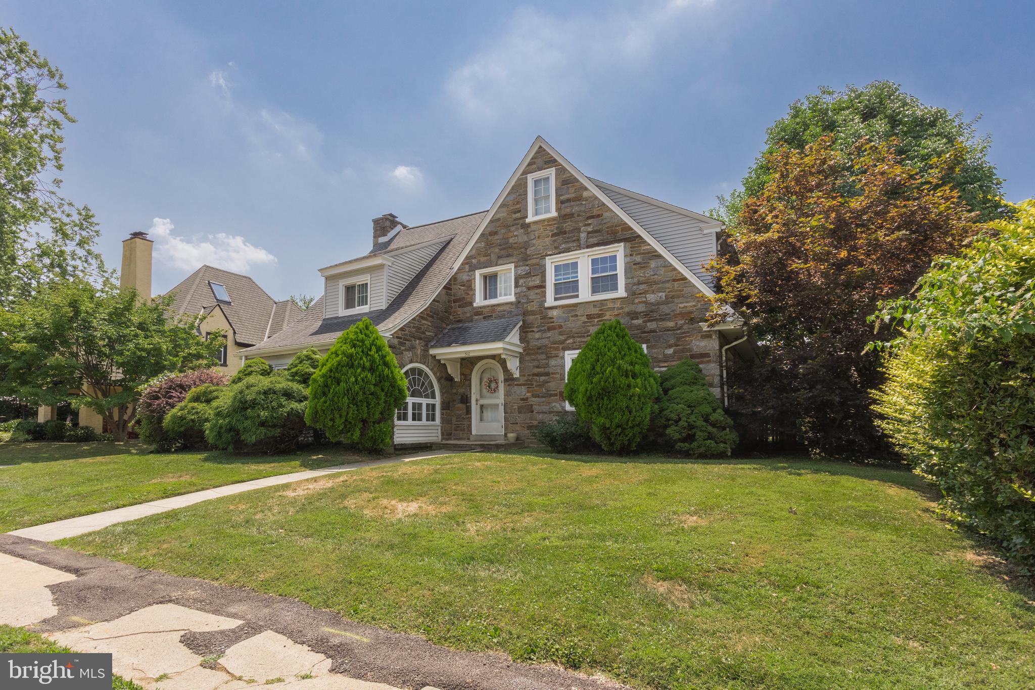 OPPORTUNITY KNOCKS!  BACK TO ACTIVE DUE TO BUYER'S FINANCING FALLING THROUGH! CAN SETTLE QUICKLY TOO! SELLER HAS COMPLETED THE FHA REPAIRS AND THE TOWNSHIP U&O REQUIREMENTS! Welcome home to this spacious Drexel Hill 5 bedroom,  3.5 bath, center hall colonial in the Drexel Park section of Drexel Hill! This home has over 3000 square feet of living space with endless possibilities. The first floor features a huge living room with a fireplace, a cozy enclosed porch, a large, formal dining room, and eat in kitchen with a built-in table and huge pantry closet, powder room , and a family room off of the kitchen. The second floor features the primary bedroom with its own bathroom, 3 other large bedrooms, hall bathroom, and second floor laundry room!  The third floor features a 5th bedroom which could be used as a home office, has plenty of storage, and a full bathroom. (The current owner has never used this bathroom  and the water is turned off.)  The basement is full, unfinished, and has a ton of potential to be more living space, or a home gym, or office.  There are hardwood floors thruout the house, except family room,  replacement windows thruout most of the house, including brand new Anderson windows in the dining room and 3rd floor bedroom. This home also has a detached 2 car garage, a private driveway, and roof that was a complete tear off in 2010!  This beautiful home is also in a great location close to schools, shopping, and public transportation and is only 20 minutes to CC Phila! Property is being sold in AS/IS Condition!