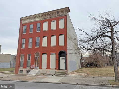 Homes For Sale - 721 W Lafayette Avenue<br/> BALTIMORE, MD 21217