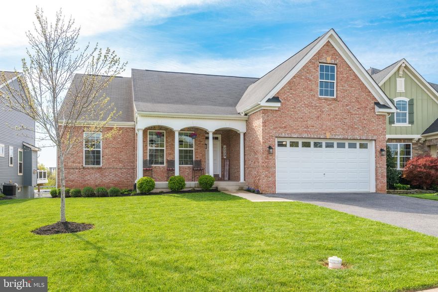 4BR/3BA custom built Greentree Homes Rockwell Model on a cul-de-sac in Tuscarora Creek! Gleaming hardwood floors throughout open concept main floor with home office! Corian eat-in kitchen with heated ceramic floors, generous cabinets, Kraus Stainless Steel Single sink with Moen Touchless faucet, deck, huge island opens to sun-filled breakfast room leading to large composite deck overlooking common area green space! Separate formal dining room! Master suite with walkin closet, separate vanities, soaking tub & stall shower! Fully finished walkout basement with bedroom & full bath! Wonderful neighborhood amenities! Call today for your private showing!