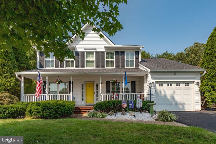 Amazing Price Improvement! Sellers are packing and ready to sell. Don't miss out on this meticulously maintained porch front detached home. This home features hardwood floors on main and upper level, ceramic tile in kitchen and lower level. Gorgeous granite counters in the bright open kitchen. Recent updates include; Windows-2019, Roof-2022, Kitchen Appliances-2015,  HVAC-2016,and Hot Water Heater-2021. Updated luxury primary bath with separate soaking tub and dual vanity. The newly expanded deck and a great screened in porch have been added and are a great addition to enjoying this relaxing the back yard. The larger lot backs to trees,  is fully fenced with beautiful landscaping and includes and irrigation system. Within minutes of several commuting options, shopping and dining.