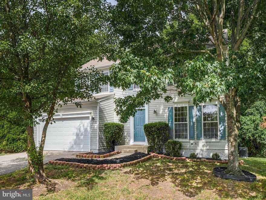 Enjoy this gorgeous home in a great community. 3-Level colonial located in a cul-de-sac that backs to the woods for privacy.  Spacious 4 bedrooms with room for an additional room in the basement.  This is a community with many amenities for its residents. As well, as an ideal location . Easy commute to Washington DC, and Virginia.Please wear masks at all times while viewing. Listing agent will provide shoe coverings at the door. Showings are strictly by appointment.  View virtual tour and 3D Tour