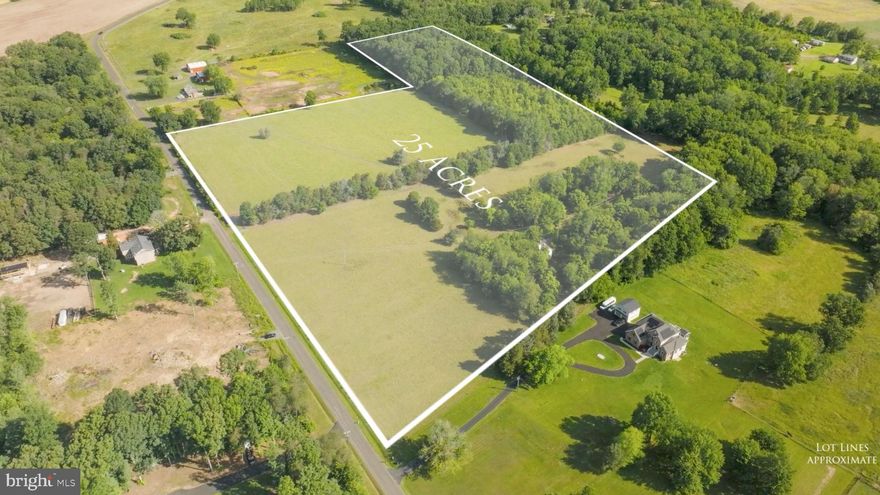 Rare opportunity to acquire 25 acres currently being subdivided into three (3) approximately 8.64-acre parcels, offering exceptional flexibility for builders, investors, or buyers seeking a private family compound.

This offering includes three VDOT-approved entrance permits, three well and septic approvals, and three individual surveys—one complete set for each parcel. Each 8.64-acre parcel features multiple identified and on-site flagged septic locations, providing the ability to accommodate multiple homes per parcel, future subdivision potential (subject to county approval), or phased construction over time.

The land is beautifully cleared and open, framed by a natural tree line that provides privacy while maintaining expansive views and easy build sites. The layout allows for thoughtful estate homes, a multi-generational compound, or long-term land banking with development upside.

The entire 25-acre tract may be purchased together under this listing, or buyers may purchase individual 8.64-acre parcels separately. Separate active MLS listings exist for each individual parcel—use this listing if your buyer intends to acquire all three parcels together.

A turnkey land package with approvals in place—significant time, cost, and uncertainty already removed. Ideal for builders, investors, or buyers seeking scale, privacy, and future flexibility.