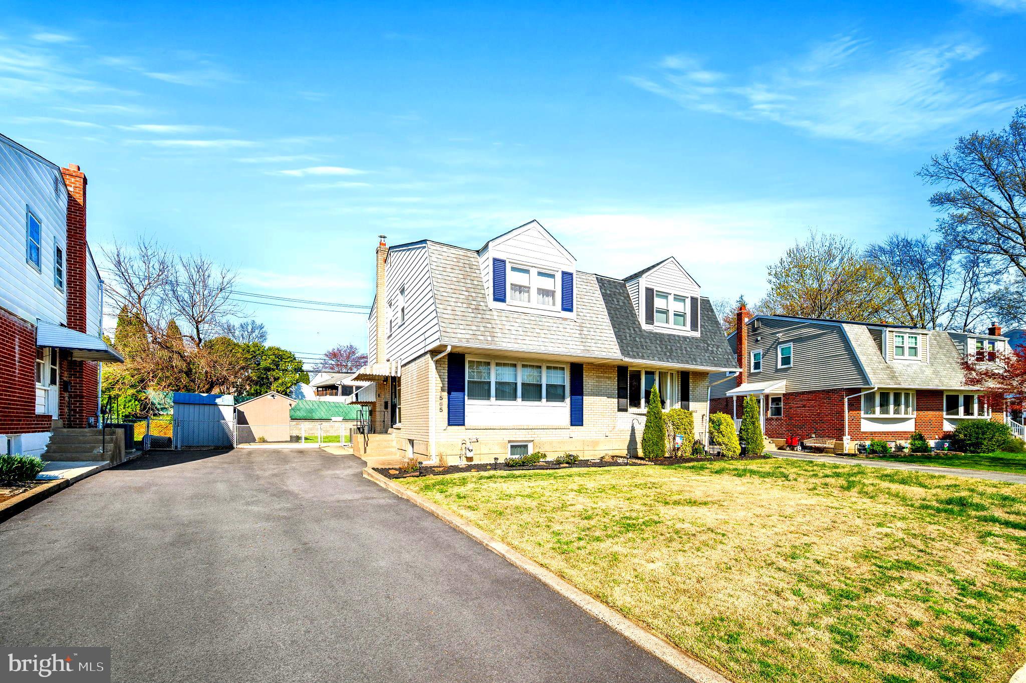 Amazing opportunity in desirable Swarthmorewood a great community of well maintained homes and manicured lawns! What a place to call home. This spacious 3 bedroom 1 1/2 bathroom colonial twin has been lovingly updated and is a true turn key home for a lucky buyer. The 1st floor features warm luxury vinyl plank floors, a sunny living room, large dining room, kitchen with stainless refrigerator, brand new gas range & new garbage disposal. The upstairs boasts three bedrooms with brand new carpeting and an updated full bathroom. The lower level is a walk-out super clean space that is only a few steps away from being fully finished. The lower level also has a large storage utility room with washer & dryer & cedar closet storage. This house features 12 yr old gas heater, 6 yr old AC unit, newer windows, & new sewer main. The interior has been finished with fresh paint, brand new carpeting, all new interior doors, new pipes to kitchen and guest bathroom, new sump pump, shed has been updated with new roof and side patio. The whole house has been professionally landscaped with fresh flower beds and a gorgeous hardscape retaining wall. Walking distance to public transportation, shopping and dining.
