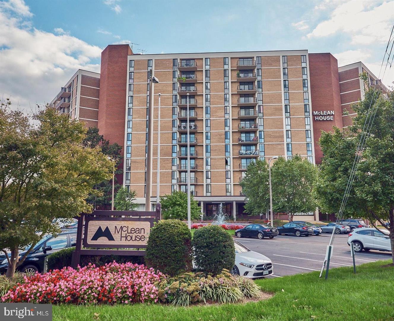 Welcome Home to A Rare Gem in the Heart of McLean! Beautifully renovated and move-in ready, this spacious 1-bedroom, 1.5-bath condo in sought-after McLean House Condo, offers 811 square feet of modern living on the 11th floor with stunning panoramic views from a private balcony. The unit has been thoughtfully updated throughout – featuring a brand-new kitchen with custom cabinetry, granite countertops, and stainless steel appliances. Enjoy new flooring across the entire unit, an updated full bath with tub, and a rare guest powder room – making this one of the only one-bedroom units in McLean with 1.5 baths under $600K! Floor-to-ceiling windows flood the open-concept living and dining area with natural light, creating an inviting space for relaxing or entertaining. Located in the highly desirable McLean House, you're just steps from restaurants, coffee shops, grocery stores, the post office, library, and more. Easy access to Metro, Tysons Corner, 495, GW Parkway, and DC – with a building shuttle to Tysons and the Metro for added ease.
Condo fee includes ALL utilities except internet and cable. Community amenities include a swimming pool, two tennis courts, basketball court, fitness center, community/party room, sauna, beauty salons, concierge, on-site management, and ample parking. Don’t miss this exceptional opportunity to own a stylish, updated condo in the heart of McLean! Showings allowed during front desk hours: M–F 9am–6:30pm | Sat/Sun 9am–5pm.