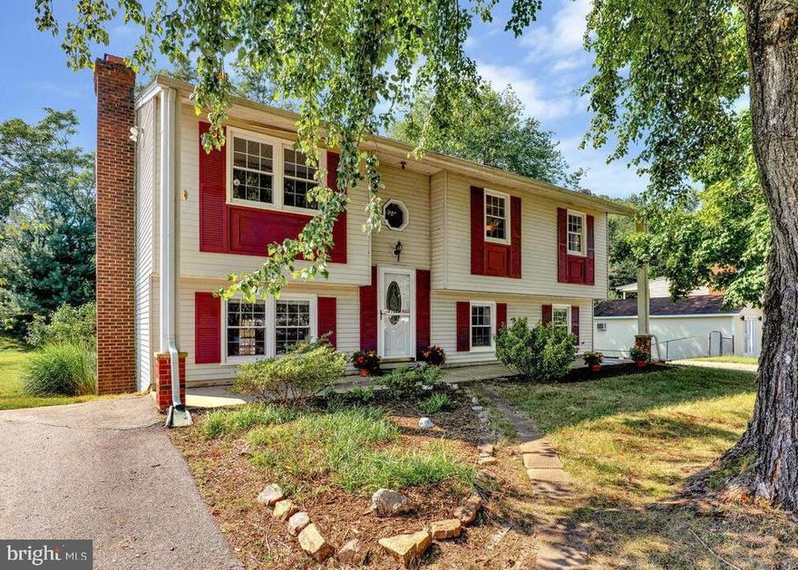 Most northern location of Calvert County allows easy access to Washington DC, Baltimore, and Annapolis, while living in a rural setting. This home has undergone significant renovations in 2022, including updates to the bathrooms, kitchen cabinets, countertops, flooring and appliances, built in air fryer in oven.  It has four bedrooms, two bathrooms, a deck overlooking a fenced backyard, and features LVP (Luxury Vinyl Plank) flooring throughout. The roof is relatively new, being only three years old, and there's an Amish shed in the backyard for additional storage. New furnace 2023. The presence of two driveways allows ample parking .