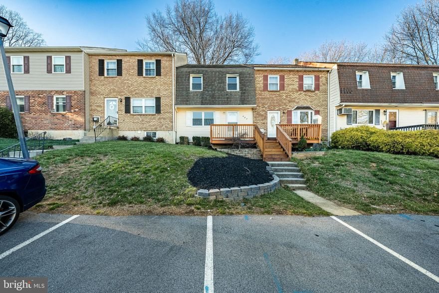 Welcome to 403 Anglesey Terrace, a beautifully maintained townhouse in the heart of West Chester, PA. This charming single-family row house, boasting 1,408 square feet of living space, seamlessly combines comfort and style. With four bedrooms and one and a half baths, this home offers ample space for both privacy and family gatherings.

Step inside to discover a thoughtfully designed interior featuring recent renovations in both the kitchen and bathrooms. The open kitchen is a culinary dream, complete with premium granite counters, stainless steel appliances, an island, and a windowed eat-in area. The inclusion of a range hood and electric stove ensures a perfect cooking experience, complemented by the convenience of a dishwasher and refrigerator.

The nine-room layout includes a formal dining room, a versatile media/recreation room, and a cozy sleeping loft. Recessed lighting and chandeliers add elegance, while dual pane windows offer plenty of natural light with southeastern exposure. Enjoy the blend of carpet, laminate, tile, and vinyl flooring throughout the home.

Outside, relax on your private patio or enjoy the communal pool and tennis court facilities. Assigned on-site parking ensures convenience, and the in-unit washer/dryer adds practicality. The full basement provides additional storage or recreational possibilities.

Low taxes and association fee make for affordable West Chester living.
Easy access to major routes, shopping, dining, groceries and natural areas. It doesn't get more convenient than this!