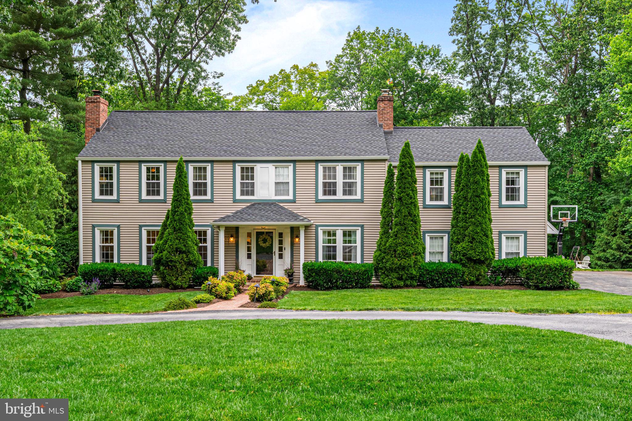 The time is now for this beautifully maintained 6-bedroom, 3.5-bath center hall Colonial, tucked away on a quiet cul-de-sac in the highly desirable Tredyffrin/Easttown School District. Perfectly situated on a private, tree-lined lot, this home offers exceptional space, flow, and functionality for today’s lifestyle.
Step inside to find a gracious layout with a large formal living room featuring a wood-burning fireplace, seamlessly connected to the elegant dining room with French doors leading to the rear patio—perfect for entertaining indoors and out. The spacious kitchen includes a breakfast area and opens to a vaulted-ceiling great room with access to the backyard.
A cozy first-floor den with a second fireplace offers an ideal space for a home office or reading nook. The main level also includes a convenient laundry/mudroom and direct access to the attached two-car garage.
Upstairs, the generous primary suite features ample closet space and an updated en suite bath. Five additional bedrooms and two full bathrooms complete this level, offering plenty of room for family, guests, or flexible use.
The finished lower level provides a fantastic hangout or game room, along with abundant storage options.
Outdoors, enjoy a secluded rear yard, perfect for relaxing or play, and a horseshoe driveway offering ample parking and curb appeal. This is a rare opportunity to own a spacious home in a premier Main Line location with top-rated schools and easy access to everything the area has to offer.