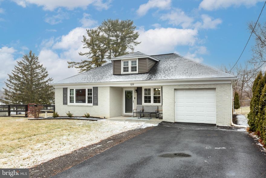 Charming and updated, this 3 bedroom, 2 full bathroom Cape Cod at 519 Old Baltimore Rd offers a move-in ready blend of comfort and modern finishes. Step inside to an inviting main level featuring luxury vinyl flooring that flows through the living areas and kitchen, where you will find granite counters, stainless steel appliances, and crisp white cabinets. The upper level hosts a cozy carpeted bedroom, while the lower level provides additional finished space with luxury vinyl flooring, a beautifully tiled stall shower in the full bath, and a flexible room that could serve as a possible 4th bedroom, home office, or guest area, plus lots of storage. Enjoy outdoor living on the front porch, rear deck, and in the fenced backyard, ideal for pets, play, and entertaining. An attached 1 car garage and expanded driveway add everyday convenience to this well-appointed home in a central Westminster location close to commuter routes, shopping, and dining.