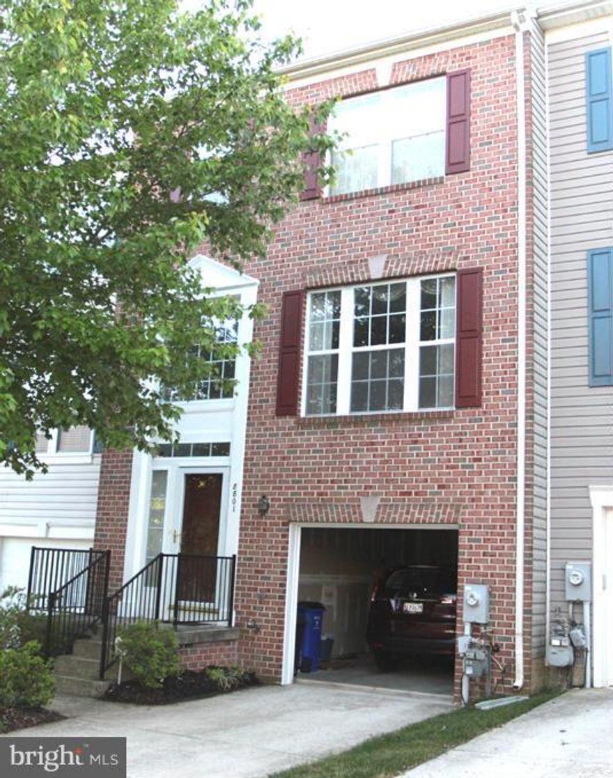 Spacious brick front garage townhome backing to open space and woods near school in cul-de-sac.  3 level bump out. Deck overlooks open space and woods. LR, DR, Kit, Sun room & Family room all in main level. Master suite with super bath, walk-in closet and sitting room. Huge lower level Rec room with door to flat back yard. Walking to school and EZ access to RT29.