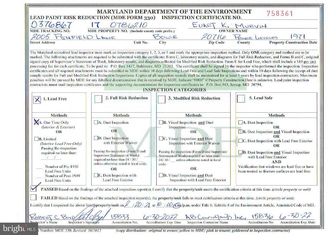 CROFTON ORCHARD - Residential