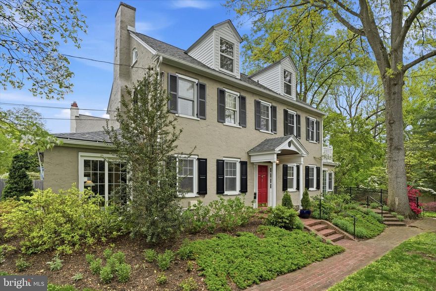 Tucked away on a quiet, non–through street, 7 Farm Road offers the perfect blend of tranquility and walkable convenience—just a short stroll to downtown Wayne’s shops, restaurants, and train. This inviting home is filled with warmth, character, and versatile living spaces. At its heart is a thoughtfully renovated kitchen, designed for both everyday living and entertaining. The adjacent dining room features a charming built-in cabinet, adding both functionality and timeless appeal. The main living area is anchored by a classic wood-burning fireplace, creating a cozy and welcoming atmosphere. Just beyond, an enclosed sunroom provides a bright and flexible space—ideal as a playroom, home office, or relaxing retreat. Upstairs, you’ll find well-sized bedrooms that offer comfort and privacy. The third floor adds even more flexibility, featuring an additional bedroom along with space that can easily serve as a media room, workout area, or office. The basement provides ample storage, ensuring everything has its place. Outside, the backyard is a true highlight—a quiet oasis perfect for relaxing, cooking, and entertaining. Whether hosting friends or enjoying a peaceful evening at home, this outdoor space offers a rare sense of privacy and calm. Combining charm, functionality, and an unbeatable location in one of Wayne’s most desirable neighborhoods, 7 Farm Road is a special opportunity to enjoy Main Line living at its best.