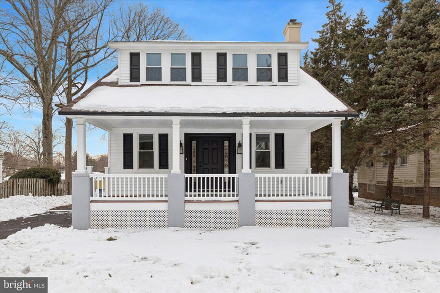 Welcome to your new home in Abington! This beautiful home has been meticulously renovated and is move-in ready! With 4 bedrooms, 2.5 bathrooms, and a fully finished basement, there's no shortage of space for its next owner to enjoy. Upgrades include new siding, upgraded utilities, lots of yard work/tree removal, and of course all the gorgeous interiors and fixtures. The main level was opened up to create the heart of the home with seamless flow between the living and kitchen/dining spaces. There's recessed lighting throughout with some hardwoods refinished and the addition of new flooring. The living area includes a brick fireplace for cozying up on cold days and the spacious modern kitchen area includes 2-toned cabinetry with gold fixtures, stainless appliances including drawer microwave, beverage refrigerator, and induction range. This floor also includes 1 bedroom and powder room. Upstairs, you'll find 3 bedrooms with hardwood flooring and 2 full bathrooms, one with tub shower and the second with walk-in shower and laundry hookups. Don't forget the fully finished basement for lots of extra versatile space. Outside, there's a large covered front porch and spacious yard. The renovated detached oversized garage provides covered parking or plentiful space for work area or storage. If you're looking for a new home in Abington, this one is not to be missed! Make some time to see it and make your offer before it's sold!