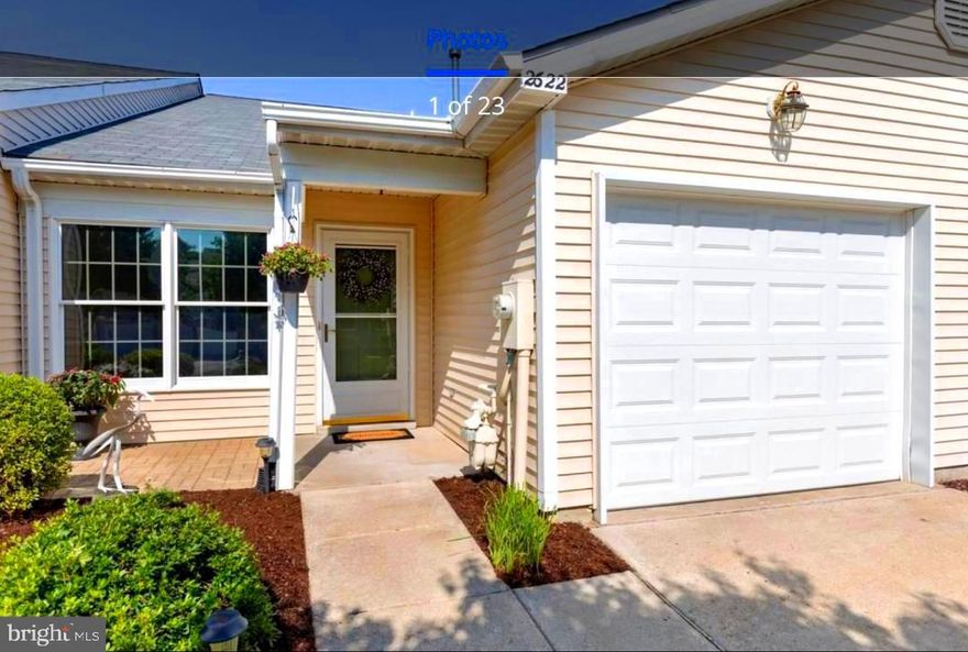 Great opportunity to move in active well established 55+ community(Heritage Harbor), with all amenities for active life style. Spacious floor plan with 2+ Bedrooms and 2.5 bathrooms gives room to spread out without lot to maintain. Option to have your Master Suite on main level OR Upstairs Master suite with loft/office/sitting room with full bath with tub/shower and super large walk in closet. Main level layout boasts  living/dining room combo, eat in kitchen with pantry. Den/ bed room has Gas Fire Place with access to back deck (with new barn door to make it private).  Enjoy sitting on deck under an awning. 
5.67 KW  ROOF SOLAR PANELS(OWNED), SOLAR ATTIC FAN, SOLAR SKYLIGHT IN KITCHEN.

All purchaser pay one time recreational fee of $ 2000 to Heritage Harbour at time of settlement. Polybutylene plumbing pipes present at property. Home warranty included.

All appliances included - Washer,  Dryer(1 Yr) Water Heater(<1Yr), Dish Washer, Garbage Disposer, Range/Oven(<5yr ). Refrigerator(5+yr) 2+YEARS OF HOME WARRANY INCLUDED.