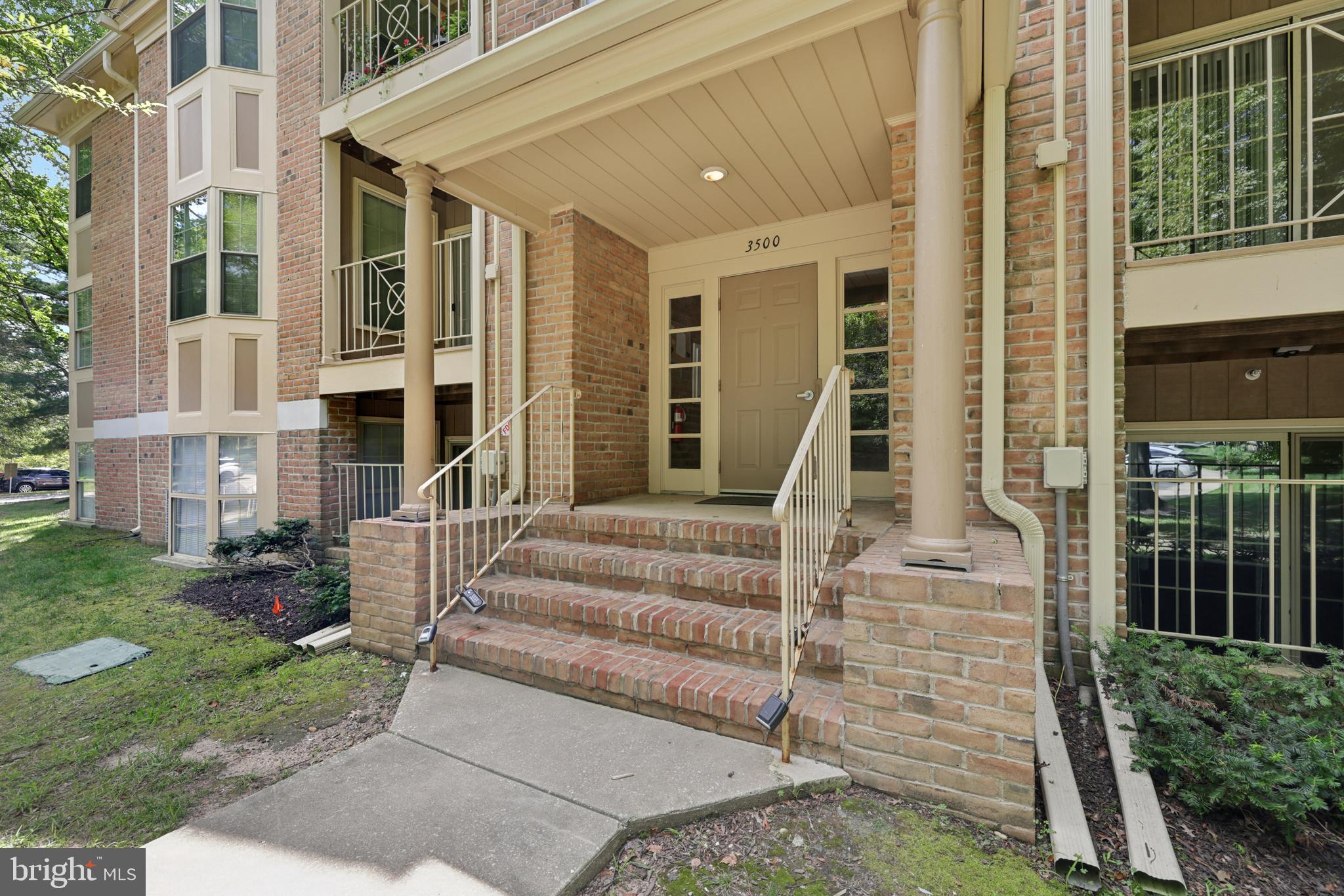 THE ONE you've been waiting for!! Practically BRAND NEW! Welcome home to this pristine 2nd floor condo that was ENTIRELY RENOVATED in 2022/2023 and has been barely lived-in since! As soon as you open the door, you’ll be graciously welcomed by top quality appointments and finishes throughout, including GRANITE Countertops, high-quality LVP and tile flooring, HIGH-END CUSTOM light-filtering (kitchen, LR) and darkening (bedrooms) shades that convey! Kitchen with beautiful BRICK WALL FINISH and Backsplash offers a modern rustic touch and gives you canvas to express your personal creativity! Center bay window shade in kitchen can also be pulled down for privacy from the window's bottom half. Spacious living room accommodates all sorts of furniture, including large sectionals, opens up to your PRIVATE OUTDOOR DECK SANCTUARY offering views of GREEN SPACE in rear - perfect for morning coffee or unwinding with chilled evening beverages! LR with NEW high-performing ceiling fan & light reduce cooling costs! There is a separate dining area with elegant sparkling chandelier! Primary bedroom features LVP, custom darkening blinds, DOUBLE CLOSETS, ceiling fan with light, and ATTACHED FULL BATH with glass shower doors and walk-in shower. View from primary bedroom looks out onto green-scape in rear of building - priceless! Secondary bedroom features LVP, room darkening shades and plenty of space! Secondary bathroom features tub-shower, so you can have your much-deserved bubble baths. The third bedroom features cheerful yellow, custom window shades and a tranquil view of green space in the rear. Everything is brand new since 2022-2023 (and even more recent). While you're living the dream here, also rest assured with safety features of an interior sprinkler system, secure building and intercom! Laundry IN the unit! Although it's on the 2nd floor, it's only half a flight up the steps! The paint is as fresh as it gets - there is nothing to do but pack your bags and turn the key! The Pointe at Constant Friendship is a beautiful community featuring tree-lined streets and a park-like setting to enhance that feeling of getting "away from it all," yet a stone’s throw from all the shopping, conveniences and major travel routes that you could ever want. **Condo fees cover sewer, water, snow removal, trash collection, common-grounds maintenance** Schedule your tour now! *Home is in mint condition but is being sold AS IS*