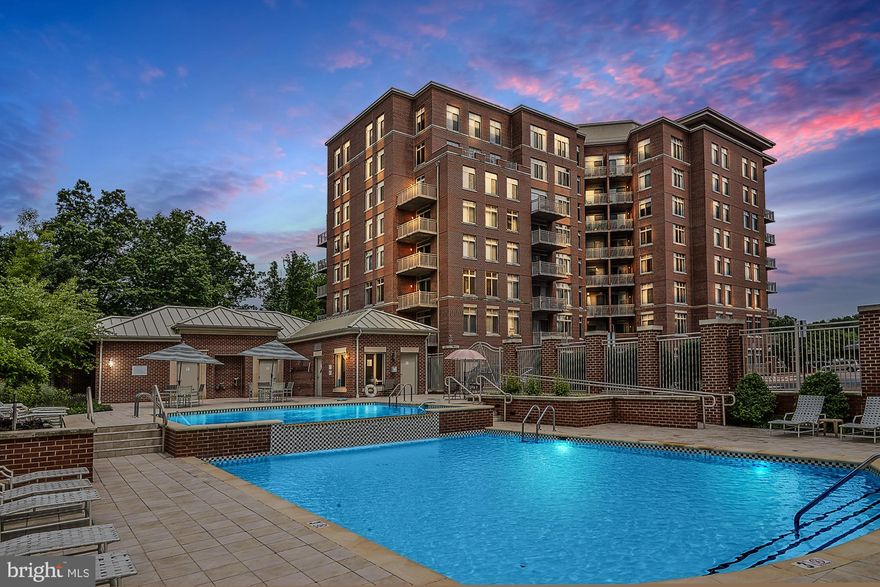 Beautiful 1 bedroom, 1 bath condo across from Whole Foods. You'll have everything you need to live your best life here! Freshly painted.  Perfectly designed kitchen that makes cooking your favorite meals a breeze. Granite countertops, recessed lighting, and plentiful maple cabinet storage. Oversized windows that give plenty of natural light. Access the spacious balcony from your master bedroom and enjoy a panoramic view while drinking your morning coffee. Newer HVAC, Dishwasher, microwave and washer/dryer. Choose among myriad entertainment, dining and shopping options, and enjoy the convenience of onsite fitness, party room, two level pool, tennis court, and business center. Water and gas included in condo fee. This unbeatable location also offers a shuttle to the Metro, plus easy access to I-66, Dulles, Fairfax County Parkway, Rt. 50, and Rt. 29.