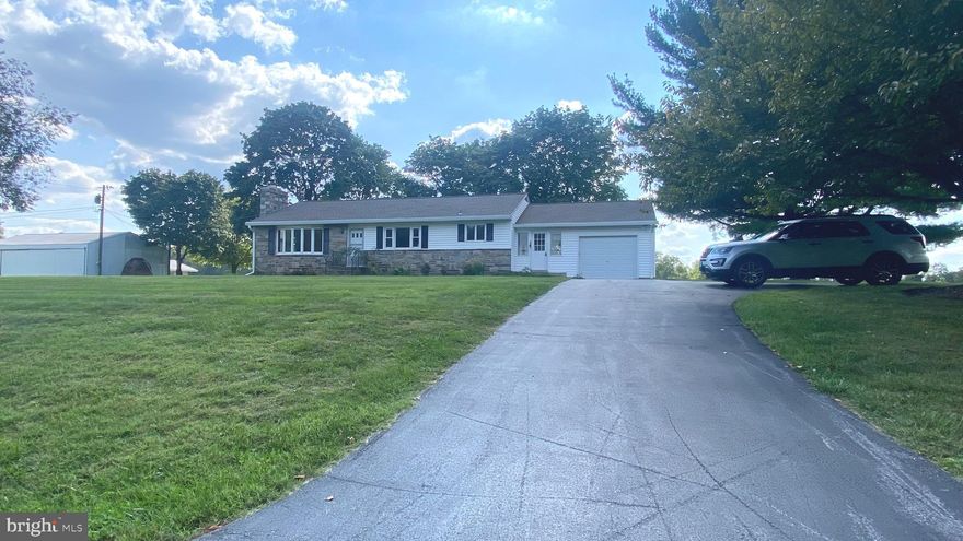 Estate of Elsie Yvonne Vaughn - Sold strickly "AS IS" - PR's have NO information pretaining to the property to pass along - 42 Acre of farm land consisting of open fields with a boardered tree line. Multiple buildings for storage, Milk Parlor, Hay Barn with ground level stalls/ barn yard, partial block wall.  Existinig single wide trailer, tenant has been there for 10+ yrs paying $400 p/month. Rancher style home in great condition. 3 bedrooms and 1 full bath. Partially finished basement with a walk up to the back yard.  3 electric meters on the property: Primary Home, Buildings, Rental. Property is NOT in Ag Preservation.