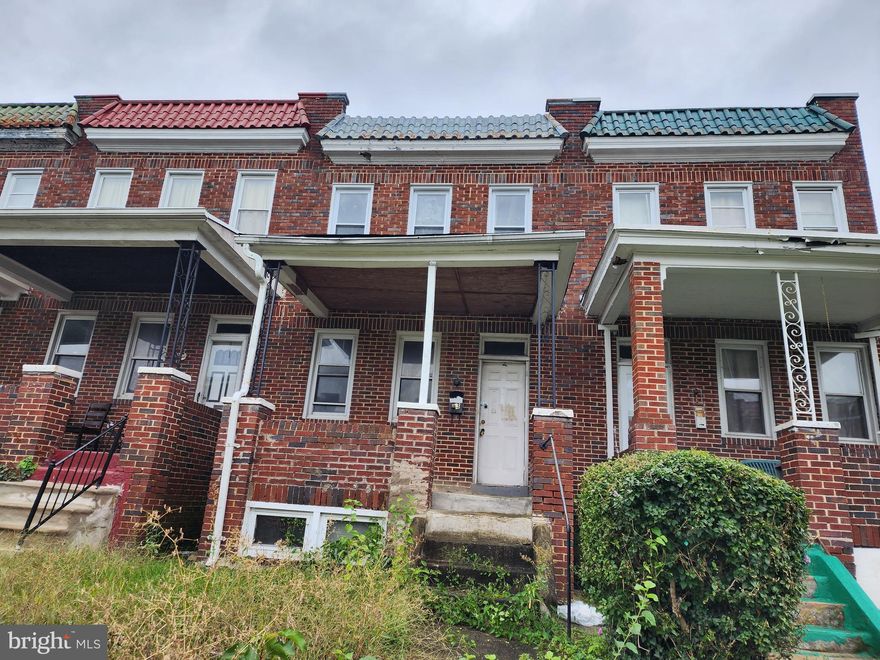 ONLINE AUCTION: Bidding begins 3/11 @ 10:00 AM. Bidding ends 3/13 @ 7:30 PM. List Price is Suggested Opening Bid. 2 Story Townhouse located in the Saint Josephs area of Baltimore City. Residents can enjoy the nearby attractions such as Ascension St. Agnes Hospital, Westside Shopping Center, Leon Day Park, Gwynn Falls Park, & Edmondson Village Shopping Center. Easy Access to Major Traffic Artery Baltimore St. Property is Vacant, and in need of major renovations and repairs. Deposit: $5,000.