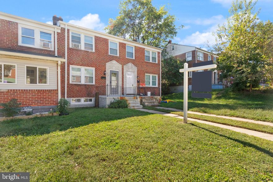 Charming 3-Bedroom Brick Townhome with Private Parking in Baltimore City! Welcome to this beautifully maintained 3-bedroom, 2-bath brick townhome nestled in the heart of Baltimore City. From the moment you step inside, you'll appreciate the classic charm blended with modern updates. The spacious living room features gleaming hardwood floors and plenty of natural light, perfect for relaxing or entertaining guests. The kitchen offers ample cabinet space, updated appliances, and breakfast nook—ideal for weeknight dinners or morning coffee. Upstairs, you’ll find three bedrooms and a full bathroom with tasteful finishes. The fully finished basement adds valuable living space and includes a second full bath—perfect for a home office, guest suite, or additional lounge area. Outside, enjoy the convenience of private off-street parking in the rear—a rare find in the city! A large deck offers space for entertaining or relaxing. Great location with easy access to major commuter routes, parks, schools, and shopping. Don’t miss your chance to own this move-in ready home with the perfect blend of comfort and convenience!