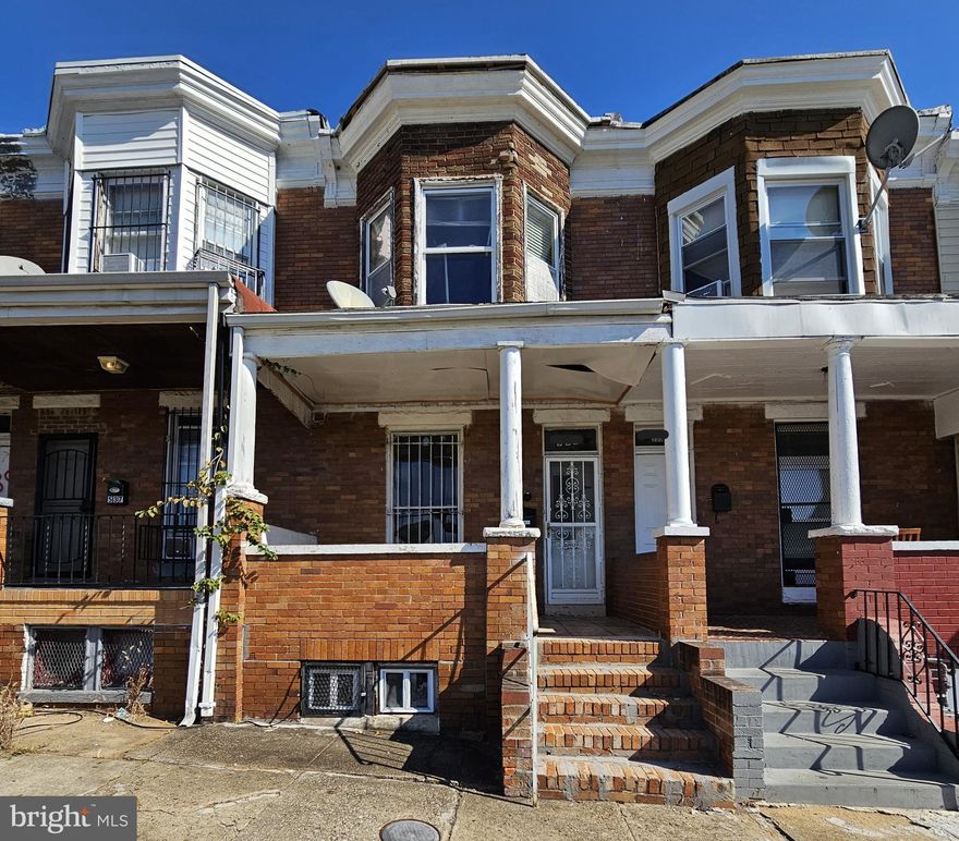 The property is N Longwood. This  home offers 2-3 bedrooms, 1 bathrooms, is on a quiet block with great rental potential of $1000-$1350. Sales in the area are increasing! Great opportunity to buy a rental property and cash flow at a low buy in or potentially for a fix and flip with upgrades! Sold strictly as is.  Buyer to pay all closing costs including all transfer doc and stamps.