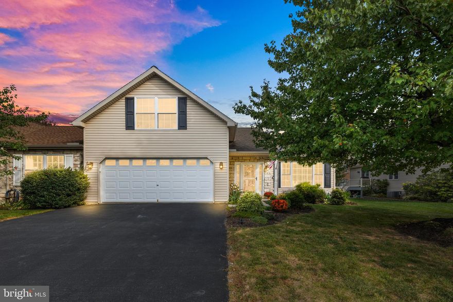 WELCOME HOME to one floor living in this highly desired Willow Creek neighborhood, close to all amenities and major road access, with NO HOA! Vaulted ceilings, open floor plan, hardwood floors and corner gas fireplace welcome you  as you enter into the main great room living area. Main level Primary bedroom/bathroom with new walk-in shower, walk-in closet, and separate laundry space, allows for true one floor living. Two additional bedrooms and full bath on 2nd floor, plus finished lower level family room for additional living/entertaining space. Rear deck expands living area to the outdoors. Custom plantation blinds remain with the property. Newer water heater, central vacuum, and efficient natural gas heat -- CALL TODAY!