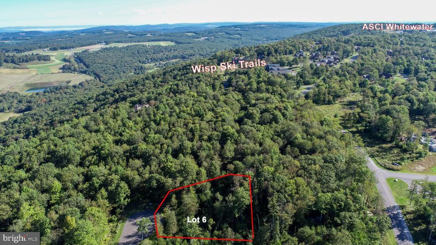 Beautiful ski area building lot at Deep Creek Lake - Situated on .34 acres of wooded land, graded perfect for a walkout basement and features epic potential for panoramic western mountain views. Just 1/2 mile from Aces Run/Chair 7, and 1 mile from mountaintop parking at WISP Resort! Public utilities to site and ready to build. Create your personal mountain retreat or ask about the phenomenal rental potential of North Camp Ridge... If you're looking to buy and build the home of your dreams right in the heart of Deep Creek Lake, call today for your private showing!