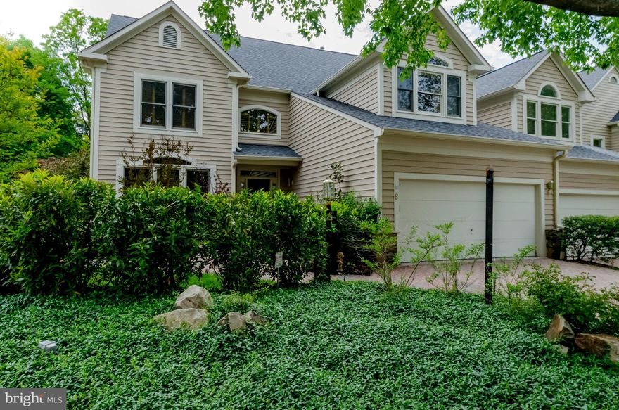 Spectacular 3BR/4.5BA end-of-group townhouse in Pebblecreek. Private and secluded rear yard with patio, sunning deck and fireplace guarded by mature and exquisite landscaping. Gourmet kitchen with Viking appliances - FR with coffered ceilings and stone FP - Fully finished LL with professional theater by Gramophone. Enjoy the numerous upgrades and custom features of this luxury property