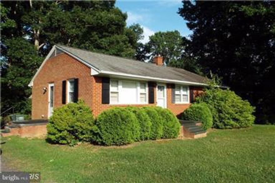 Well built, all brick rambler, on 3.69 acres with great access to Rt. 29. Gleaming hardwood floors, new paint.  Remodeled handicapped bath and full walkout basement. Gorgeous lot with mature hardwoods and room for all your outdoor activities and gardens.  Immediate occupancy.