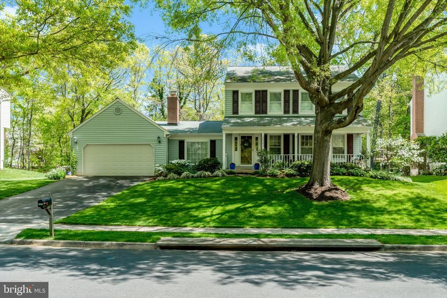 Perfectly located in the sought-after neighborhood of Fair Oaks Estates, this home sits on a lovely lot along a quiet street that ends in a cul-de-sac. A charming covered front porch welcomes you into this well-appointed Tyler model featuring four bedrooms, three full baths, and one half bath. The main level boasts an open floor plan with updated flooring and fresh paint throughout. A large living room and a separate dining room flow into the kitchen and family room. An updated kitchen and light-filled eat-in area are at the heart of this home. These areas open to a sizable family room with built-in shelving and a cozy wood-burning fireplace. A spacious deck, great for entertaining and overlooking a large fenced-in backyard, is accessible from the family room. The upper level includes three well-appointed bedrooms and a full hall bath. The primary bedroom features a refreshed and extended en-suite bathroom with a walk-in closet, double vanity, and separate shower/toilet room. The home offers the added convenience of an additional basement bedroom, a full bath, and a multi-purpose recreation room with large storage closets. Fair Oaks Estates includes a community pool (membership available), a basketball court, a tot lot, and numerous walking trails. The neighborhood is ideally positioned for living convenience, being only minutes from Fair Oaks Mall, Fairfax Corner, Wegmans, the Vienna Metro Station, and many major commuter routes. Located in the Oakton High School Pyramid. Don’t wait—this one will not last long.