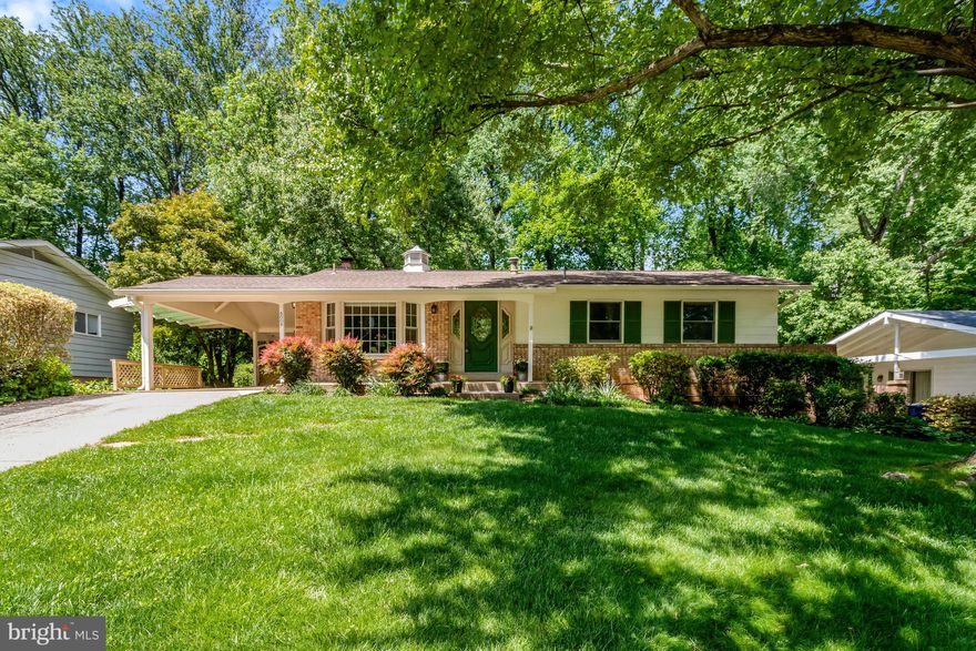 Welcome home to this beautifully maintained one-level rambler nestled in the highly desirable Canterbury Woods neighborhood. Freshly painted throughout, this move-in ready home features an updated kitchen with newer cabinets, granite countertops, and stainless steel appliances — perfect for both everyday living and entertaining. Gleaming hardwood floors flow throughout the main level, which offers three spacious bedrooms and two full bathrooms.

The lower level is a true bonus, boasting a large rec room with a cozy fireplace, an optional fifth bedroom or private den, a full bath, and an expansive storage area. Walk out to a fully fenced backyard where you'll find a generous deck and patio — ideal for summer gatherings, playtime, or relaxing evenings.

Fairfax County Award Winning Schools - Woodson High School Pyramid. An ultimate commuter's location just minutes to I-495, less than 6 miles to Dunn Loring Metro, Springfield Metro, and Van Dorn Metro Station. Metro bus stop just a half mile away at Braddock Road and Woodland Way. I-495 Express Lanes access via Braddock Road Exit. Canterbury Woods Community Pool with swim and dive teams and walking trails in the neighborhood. Wakefield Chapel Recreation Association and Audrey Moore Recreation Center, Northern Virginia Community College, King's Park Library, and George Mason University all in close proximity. Endless shopping opportunities: Tysons Corner Mall and Merrifield Shopping District within 10 miles, Trader Joe's, Whole Foods, Renovated King's Park Shopping Plaza, and Peet's Coffee. Annandale Boys & Girls Club, Annandale Sports Club, Braddock Road Youth Club & Burke Athletic Club offer a variety of recreational opportunities. Don't miss this wonderful home!